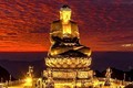 老街省一尊阿弥陀佛铜像创下“坐落在亚洲最高处的佛像”纪录