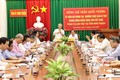 Đồng chí Trần Quốc Vượng thăm, làm việc tại Ninh Thuận