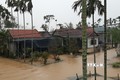 Nhiều địa phương tại Thừa Thiên - Huế vẫn đang ngập trong biển nước. Ảnh: Mai Trang - TTXVN