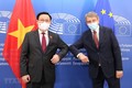 越南国会主席王廷惠与欧洲议会主席举行会谈