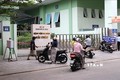 Trung tâm Y tế quận Hải Châu (Đà Nẵng) đóng cửa để cách ly y tế. Ảnh: Quốc Dũng - TTXVN