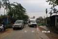 Lực lượng chức năng trên đường vào khu vực sạt lở của Thủy điện Rào Trăng 3. Ảnh: Đỗ Văn Trưởng - TTXVN