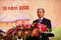 Đồng chí Lê Trường Lưu, Bí thư Tỉnh ủy Thừa Thiên - Huế khóa XVI, nhiệm kỳ 2020 - 2025 phát biểu tại lễ bế mạc. Ảnh: TTXVN phát