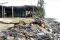 Bờ biển Phú Yên bị xâm thực, xói lở mạnh