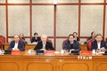 Tổng Bí thư, Chủ tịch nước Nguyễn Phú Trọng phát biểu kết luận phiên họp. Ảnh: Trí Dũng - TTXVN