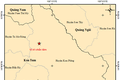 Bản đồ chấn tâm động đất ở Kon Plong sáng 3/6/2021. Ảnh: igp-vast.vn