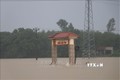 Mưa lũ gây ngập đường vô khu dân cư thôn Long Yên (xã Bình Long, huyện Bình Sơn, Quảng Ngãi). Ảnh: Sỹ Thắng - TTXVN