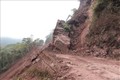 Điện Biên: Quốc lộ 4H bị tê liệt sau nhiều giờ do sự cố sạt lở từ vách núi