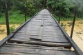 Nhiều cầu treo ở miền núi Thanh Hóa bị xuống cấp, hư hỏng