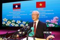 Tổng Bí thư Nguyễn Phú Trọng đọc Diễn văn tại Lễ kỷ niệm. Ảnh: Trí Dũng – TTXVN