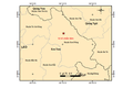 Bản đồ chấn tâm trận động đất độ lớn 4.0 xảy ra vào 21 giờ 33 phút 18 giây ngày 17/5 tại huyện huyện Kon Plông, tỉnh Kon Tum. Ảnh: igp-vast.vn 