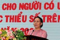 Bà Huỳnh Thị Diễm Ngọc, Phó Chủ tịch UBND tỉnh Sóc Trăng phát biểu. Ảnh: Trung Hiếu - TTXVN