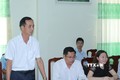 Ông Ngô Nguyên Phong, Phó Giám đốc sở Nông nghiệp và Phát triển nông thôn tỉnh Bạc Liêu phát biểu tại buổi làm việc. Ảnh: Tuấn Kiệt - TTXVN