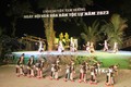 Biểu diễn nghệ thuật tại lễ khai mạc Ngày hội Văn hóa dân tộc Lự ở xã Bản Hon, huyện Tam Đường, tỉnh Lai Châu. Ảnh: Nguyễn Oanh - TTXVN