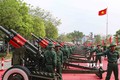 Dàn pháo chuẩn bị cho lễ kỷ niệm 70 năm Chiến thắng Điện Biên Phủ