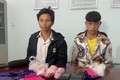 两名犯罪嫌疑人运输5400多粒合成毒品被抓