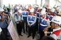 越南政府副总理范平明考察滨城--仙泉地铁线施工项目