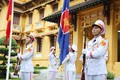 越南外交部举行东盟会旗升旗仪式 庆祝东盟成立53周年