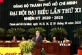 迎接党的十三大：政府总理阮春福出席越共胡志明市第十一次代表大会