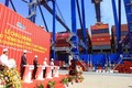 海防新港迎来2020年第50万个标准箱