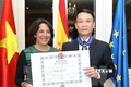 越通社社长阮德利荣获西班牙国王民事勋章