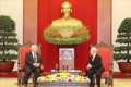越共中央总书记、国家主席阮富仲会见俄罗斯驻越大使弗努科夫