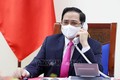 越南政府总理范明政与韩国总理金富谦通电话