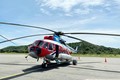 直升机空运新冠疫苗至昆岛县