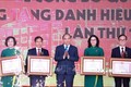越南国家主席阮春福出席越南农业学院2021-2022学年开学典礼
