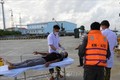472号渔检船及时将一名患者送到长沙群岛抢救