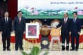 越南国家主席阮春福会见广南省历任领导干部