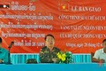 越南国防部援建老挝5个修缮改造工程正式交接