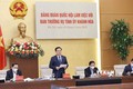 国会主席王廷惠主持国会党组与庆和省委常委会的工作会谈