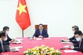越南政府总理范明政与世界经济论坛执行主席克劳斯·施瓦布通电话