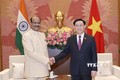 越南国会主席王廷惠与印度下议院议长奥姆·博拉举行会谈