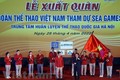 越南体育代表团以第一名的目标出征第31届东南亚运动会
