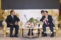越南国会主席王廷惠会见了老挝财政部部长本炯