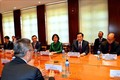 越南政府副总理黎明慨与世贸组织副总干事举行会晤