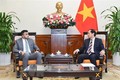 越南外长裴青山会见阿联酋外交与国际合作部部长助理阿卜杜纳赛尔·沙利