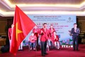 越南体育代表团出征第11届东南亚残疾人运动会