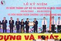 越南政府总理范明政出席自然资源与环境部成立20周年庆典