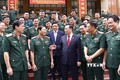 越南国会主席王廷惠出席国防学院2022-2023学年开学典礼
