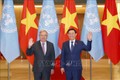 越南国会主席王廷惠会见联合国秘书长安东尼奥·古特雷斯