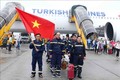 越南公安部土耳其地震灾区救援队出色完成任务回国