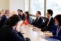 越南政府副总理陈流光会见联合国秘书长和各国领导