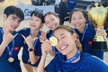 越南女子手球队在2023年亚洲沙滩手球锦标赛夺冠