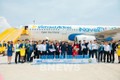 Vietravel航空公司首次开通韩国大邱至庆和省包机航班
