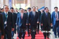 越南政府总理范明政与老挝总理、柬埔寨首相共进工作早餐