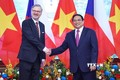 越南政府总理范明政主持仪式 欢迎捷克共和国总理对越南进行正式访问