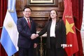 越南国会主席王廷惠与阿根廷众议长塞西莉亚·莫罗举行会谈